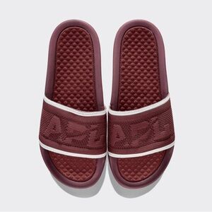 APL Burgundy Slide Sandals